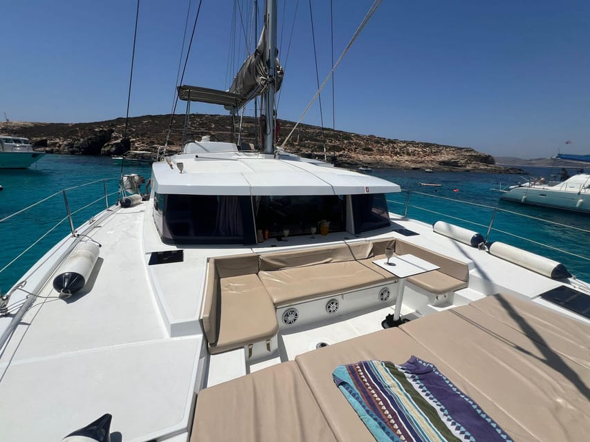 St. Paul's Bay: Half-Day Luxury Catamaran Tour with Drinks - The ride out from Fekruna Jetty