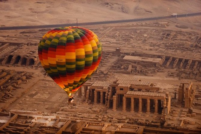 Sunrise VIP Hot Air Balloon Ride in Luxor - The flight: fields, temples, and the Nile below