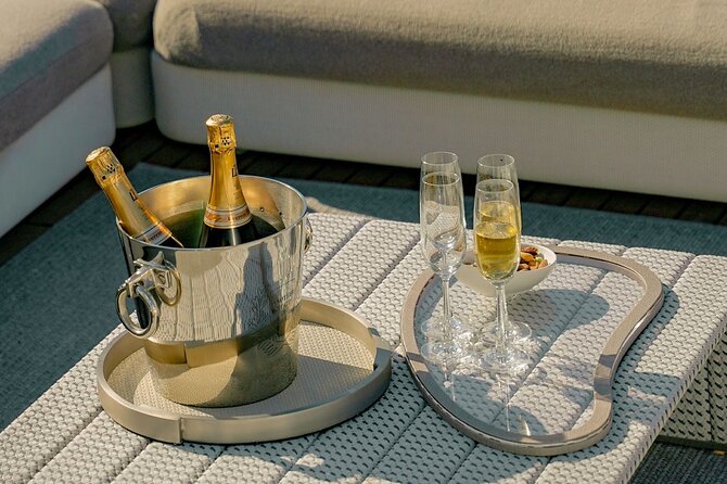 Sunseeker Superyacht: VIP Dining, Premium Drinks & Music - Dubai Harbour sets the scene
