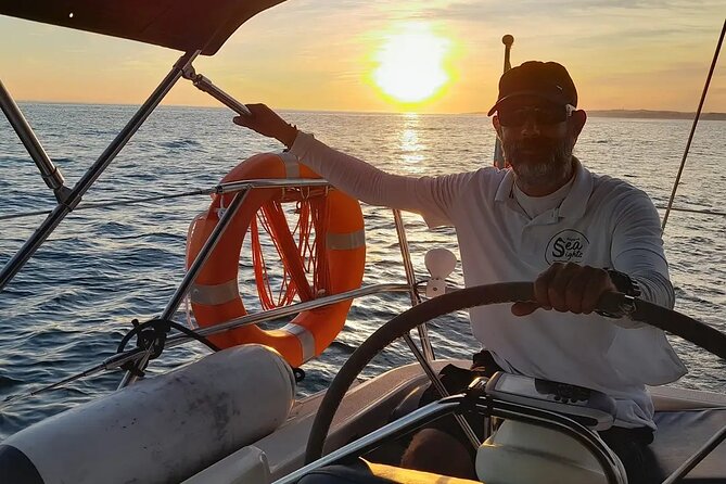 Sunset on a Luxury Sailing Yacht from Vilamoura (Max 12 Guests) - How the weather changes the sailing