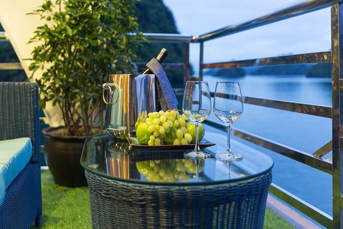 Swan Cruises Ha Long & Bai Tu Long Bay 2D1N - Thien Canh Son Cave - Sunset tea and the overnight cabin