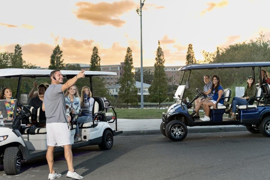 Tampa: Guided City Tour in Deluxe Street Golf Cart - Starting on Harbour Island and Water Street