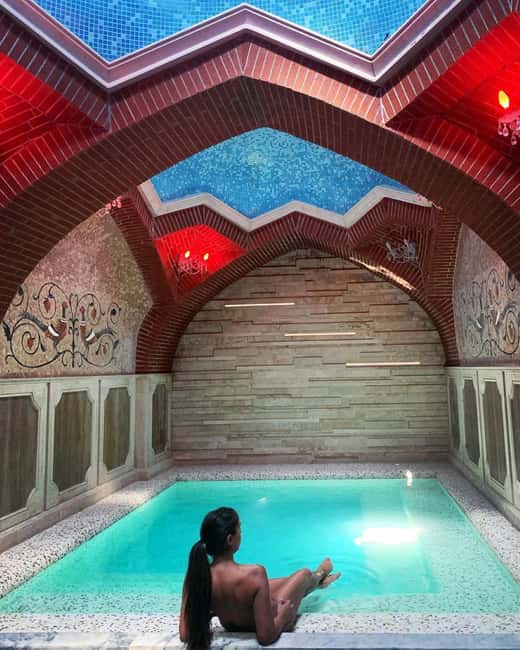 Tbilisi: Luxury Sulfur Bath Ritual with Pickup & Wine - Pickup, meeting points, and the short ride