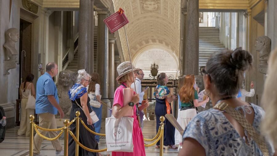 The Vatican: Private VIP Experience Tour - The Candelabra Gallery and the route through the museums