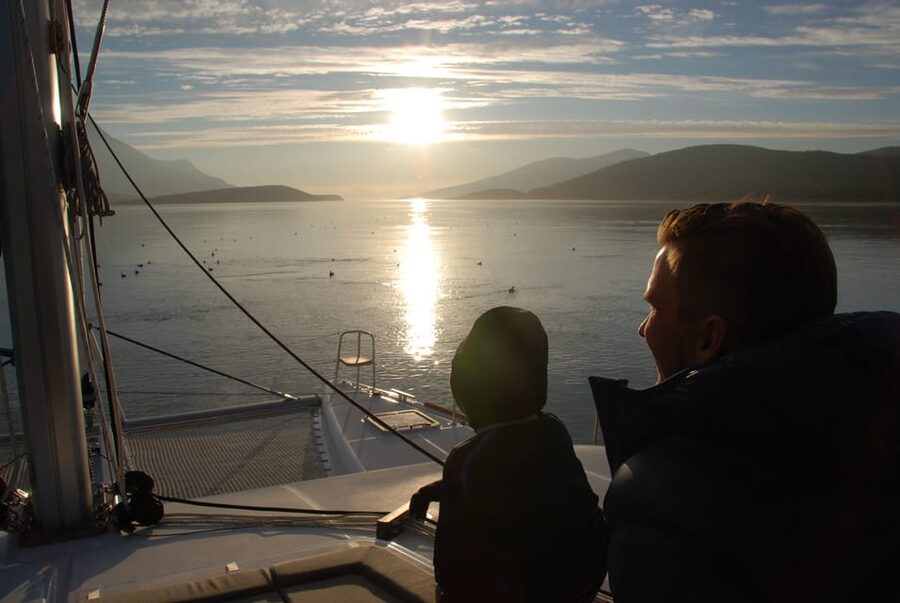 Tromsø: Fjord and Islands Luxury Catamaran Cruise - Leaving Tromsø by catamaran