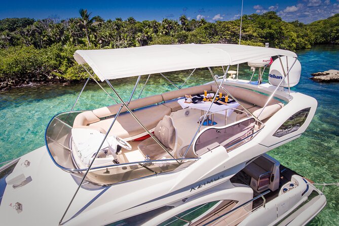 Tulum Luxury Escape – 4h All Inclusive on 43' Private Yacht - Snorkeling the Mexican Caribbean reef