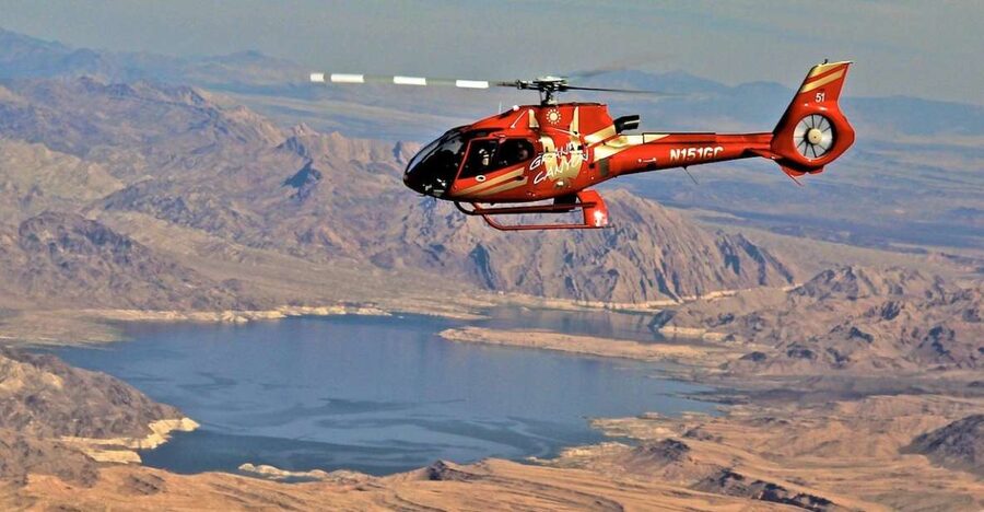 Vegas: VIP West Rim Helicopter Tour + Skywalk Option - The flight from Boulder City to Grand Canyon West