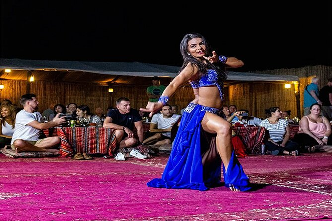 VIP Desert Safari Dubai - Tanoura, belly dance, and fire after dark