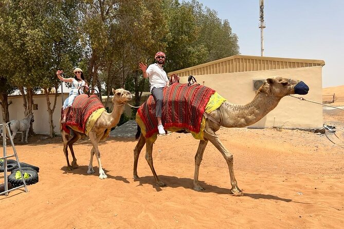 Vip Desert Safari Dubai with Camel Riding BBQ Dinner & Live Shows - The red-dune drive and sunset photo stop