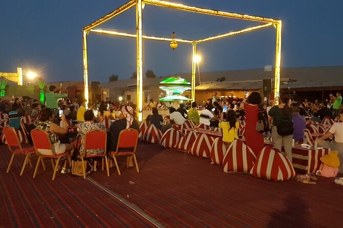 Vip Desert Safari Dubai with Camel Riding BBQ Dinner & Live Shows - What happens at the Al Aweer Bedouin-style camp