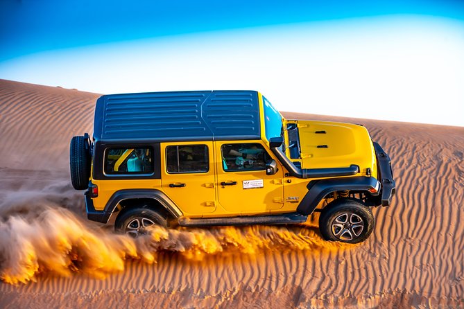 VIP Desert Safari Private & Front Area VIP Table Service - Hotel pickup and the ride into the desert