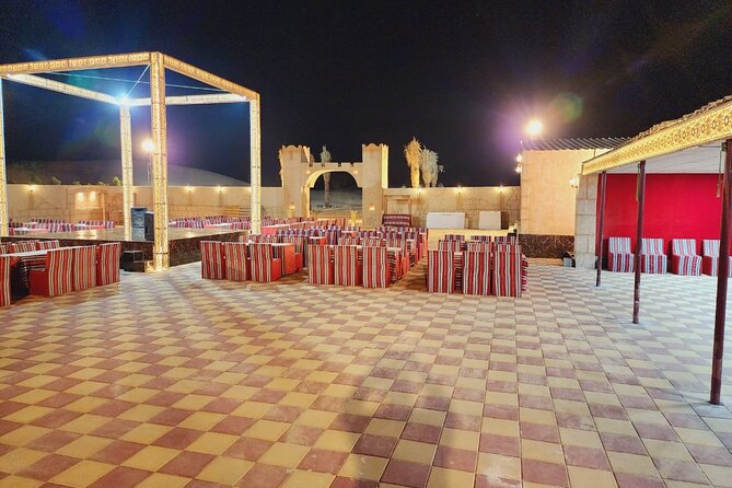 VIP Dubai Desert Safari Camel Ride, Sand Ski, Live BBQ Dinner - Optional quad biking costs extra