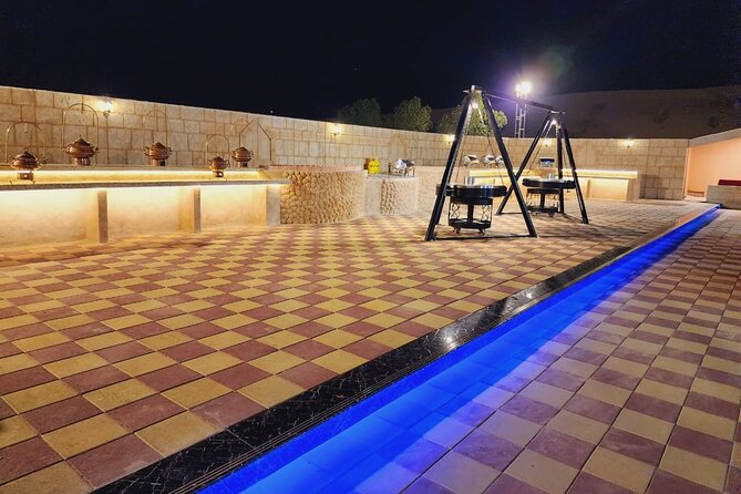 VIP Dubai Desert Safari Camel Ride, Sand Ski, Live BBQ Dinner - BBQ dinner and an evening of stage shows
