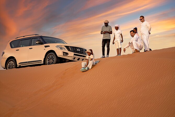 VIP Dubai Desert Safari Camel Ride, Sand Ski, Live BBQ Dinner - Practical details before you book