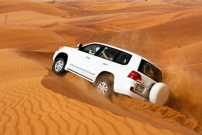 VIP Dubai Desert Safari with Dinner served at table and 3 live Shows - Leaving Dubai for the red dunes