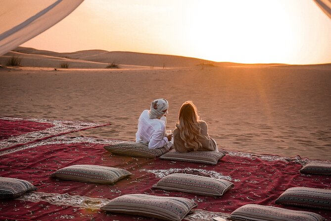 VIP Dubai Sunset Desert Safari: Camel Ride, BBQ, Unlimited Spirit - Tanoura, belly dance, and the evening program