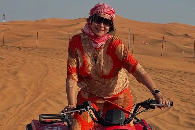 Vip Evening Desert Safari with quad bike,Camel Riding & Dinner - Al Awir camp adds the social evening