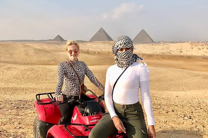 VIP Private GizaPyramids,Sphinx,Camel,QuadBike&Inside 3rd Pyramid - Hotel pickup and the first look at Giza