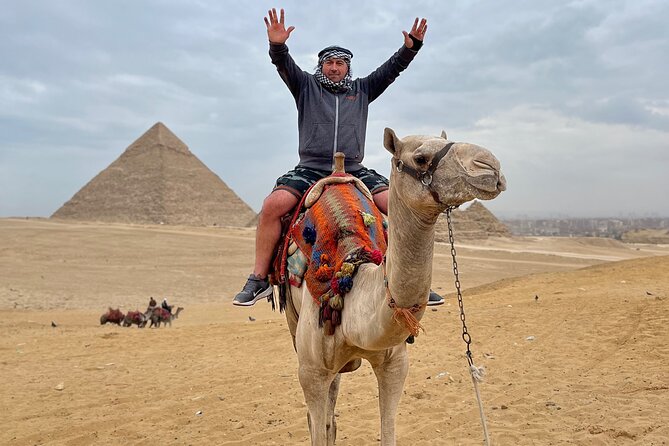 Vip Tour Giza pyramids, sphinx with Camel Ride and Vip lunch - Timing, crowds, and comfort