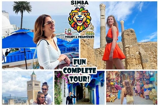 VIP Tour: Tunis Medina/Bardo, Sidi Bou Said, Carthage |PICKUP ALL - What this private Tunisian day involves