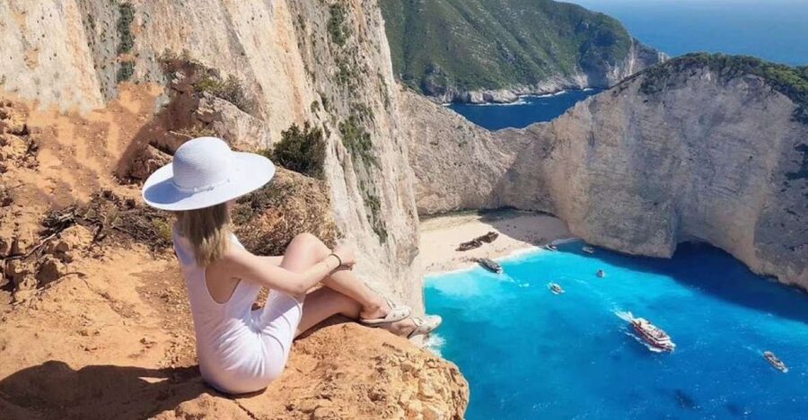 Zakynthos Small Group Tour Shipwreck & Blue Caves Land & Sea - Sfogio, White Beach, and Maravelia Cave